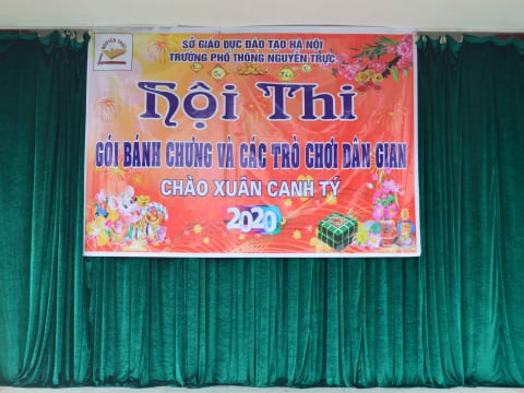 Hội thi gói bánh chưng và các trò chơi dân gian Xuân Canh Tý 2020