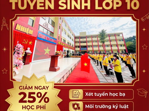 TRƯỜNG TIỂU HỌC, THCS VÀ THPT NGUYỄN TRỰC L.N.I THÔNG BÁO TUYỂN SINH LỚP 10 NĂM HỌC 2026-2027